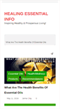 Mobile Screenshot of healingessential.info